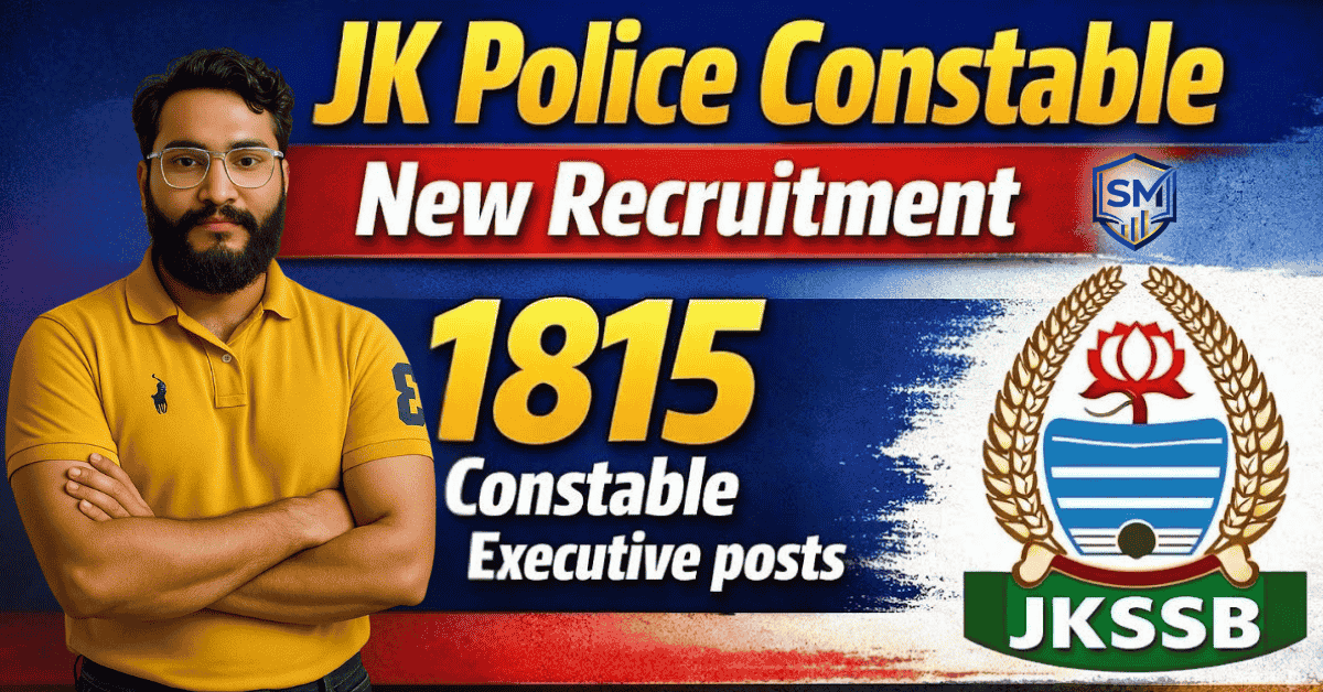 JKSSB Constable Recruitment 2026 [1815 Post] Apply Online