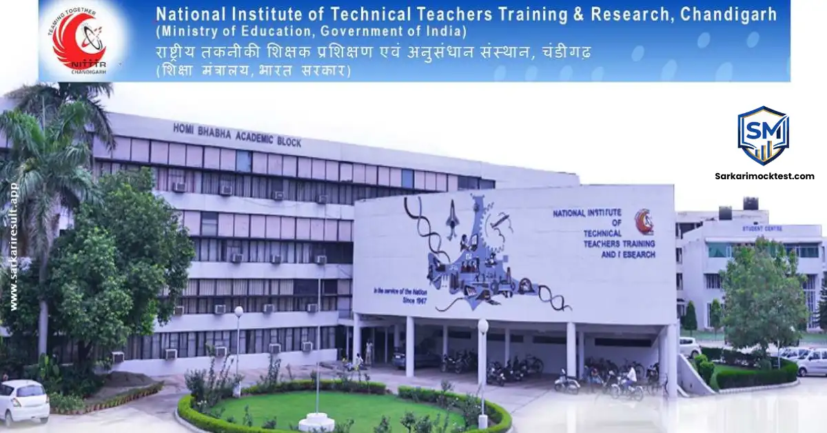 NITTTR Chandigarh Admit Card 2026 Out Download Hall Ticket Here